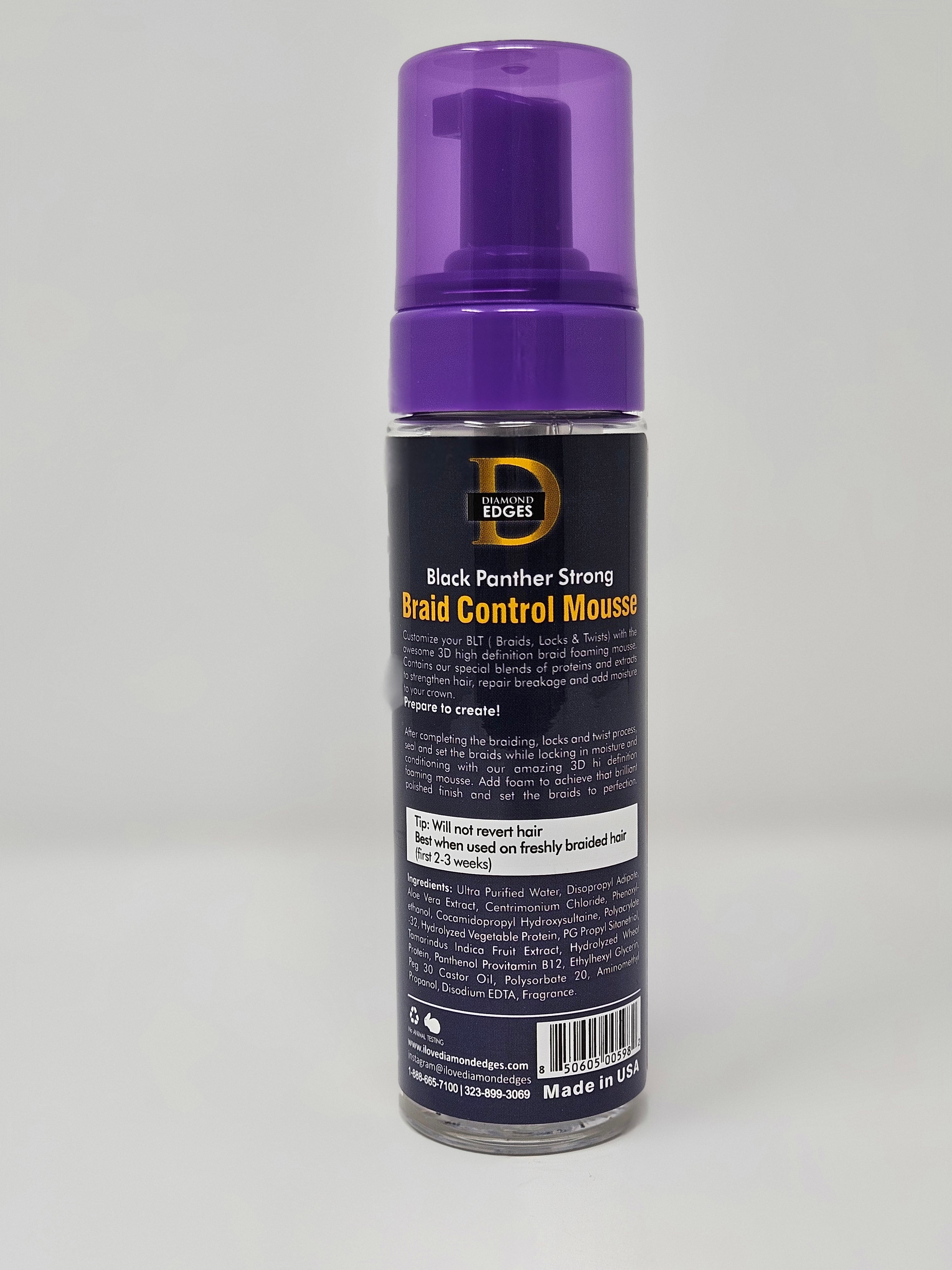 Black Panther Braids Control Foam