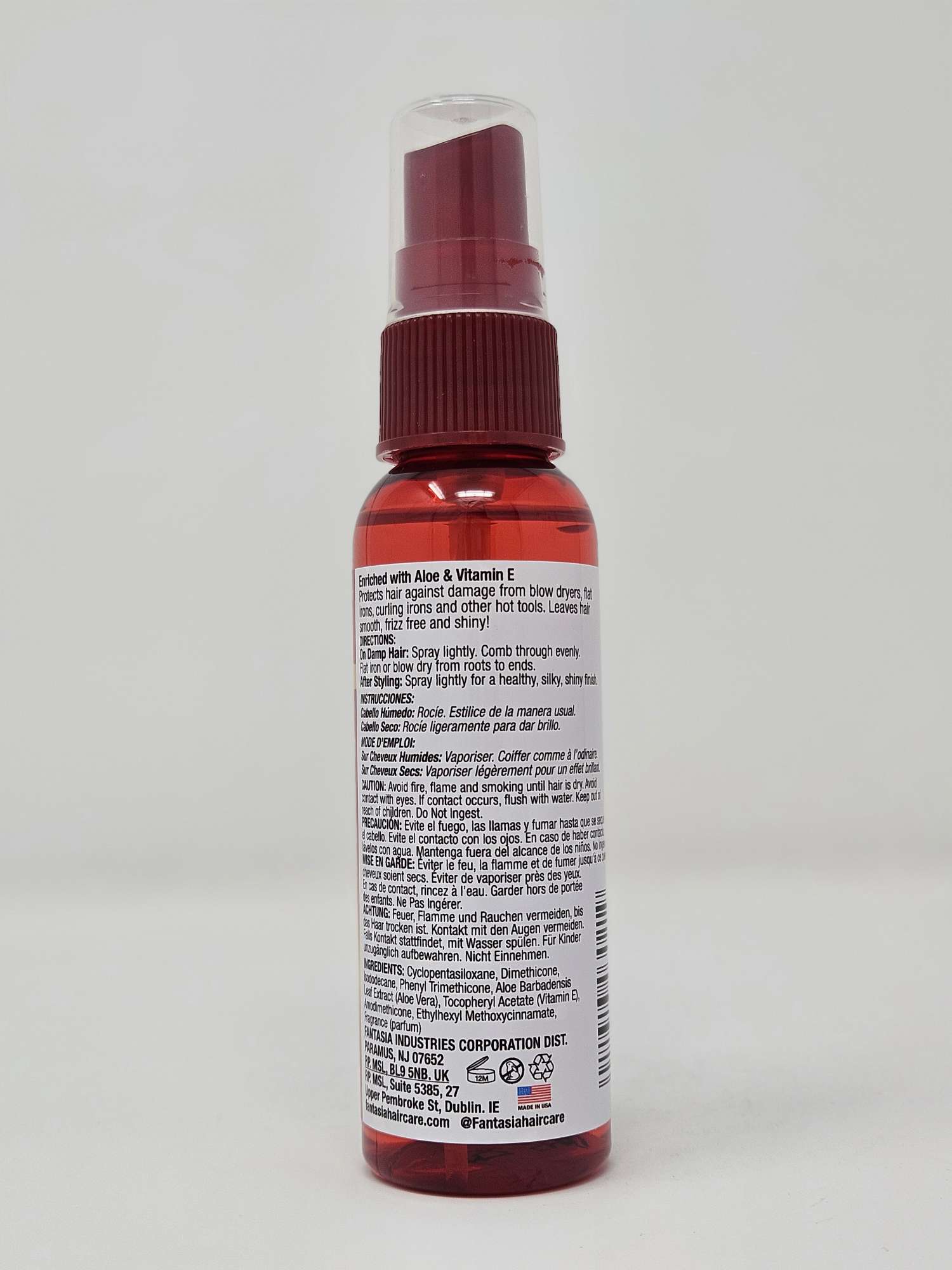 ic Fantasia Hair Polisher Heat Protector Straightening Spray