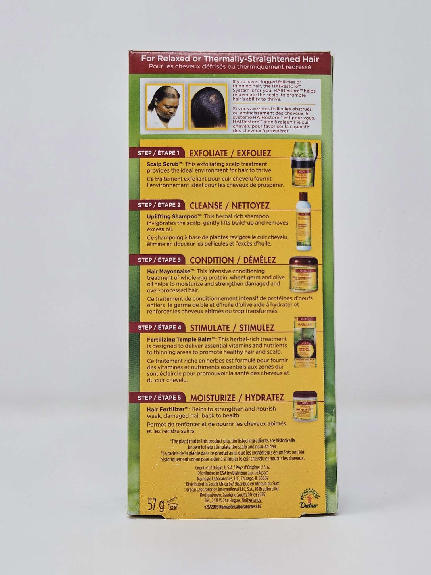 ORS HAIRestore Fertilizing Temple Balm with Nettle Leaf & Horsetail Extract - 2oz
