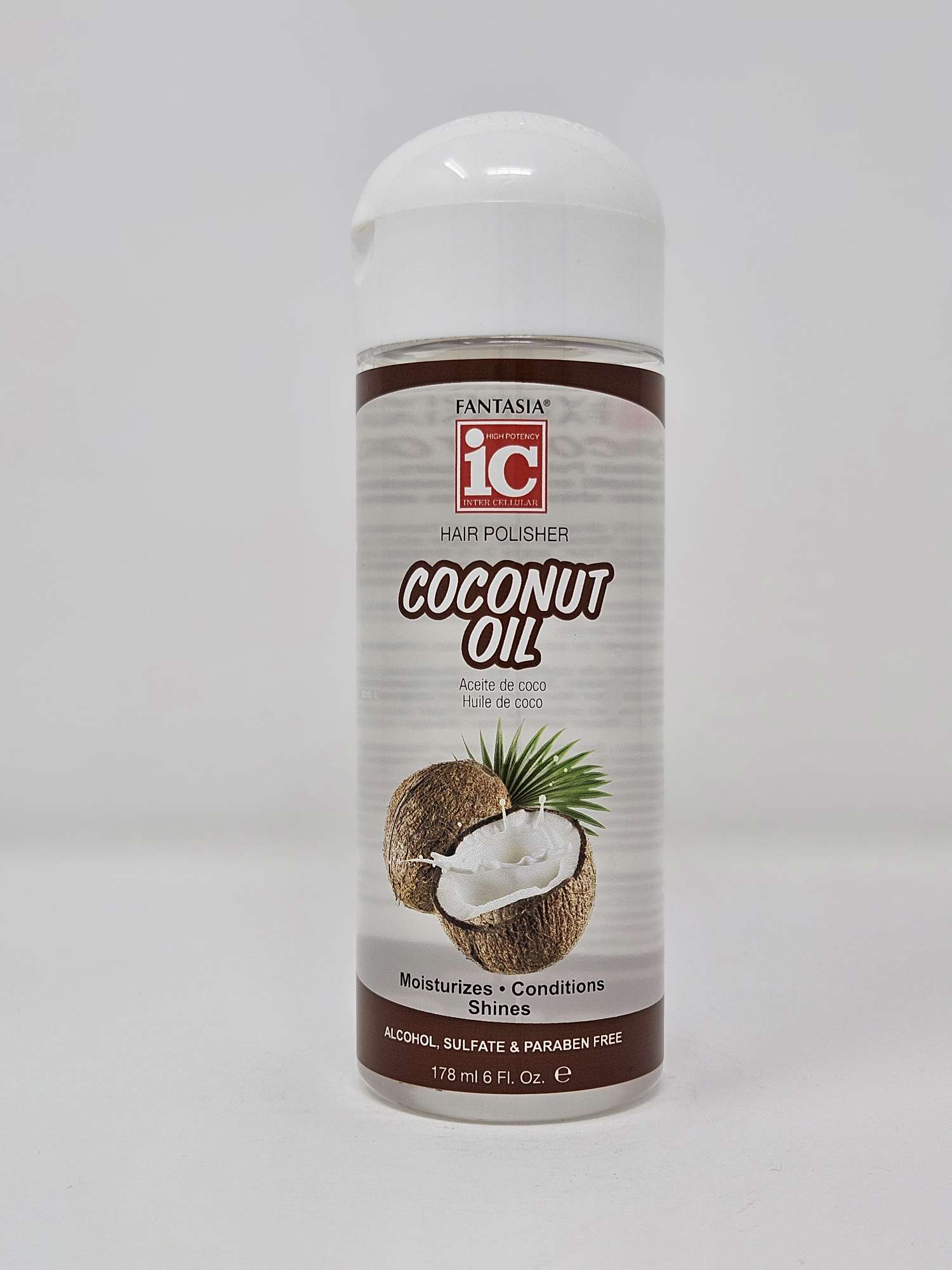 ic Fantasia Hair Polisher Coconut Oil - 6oz