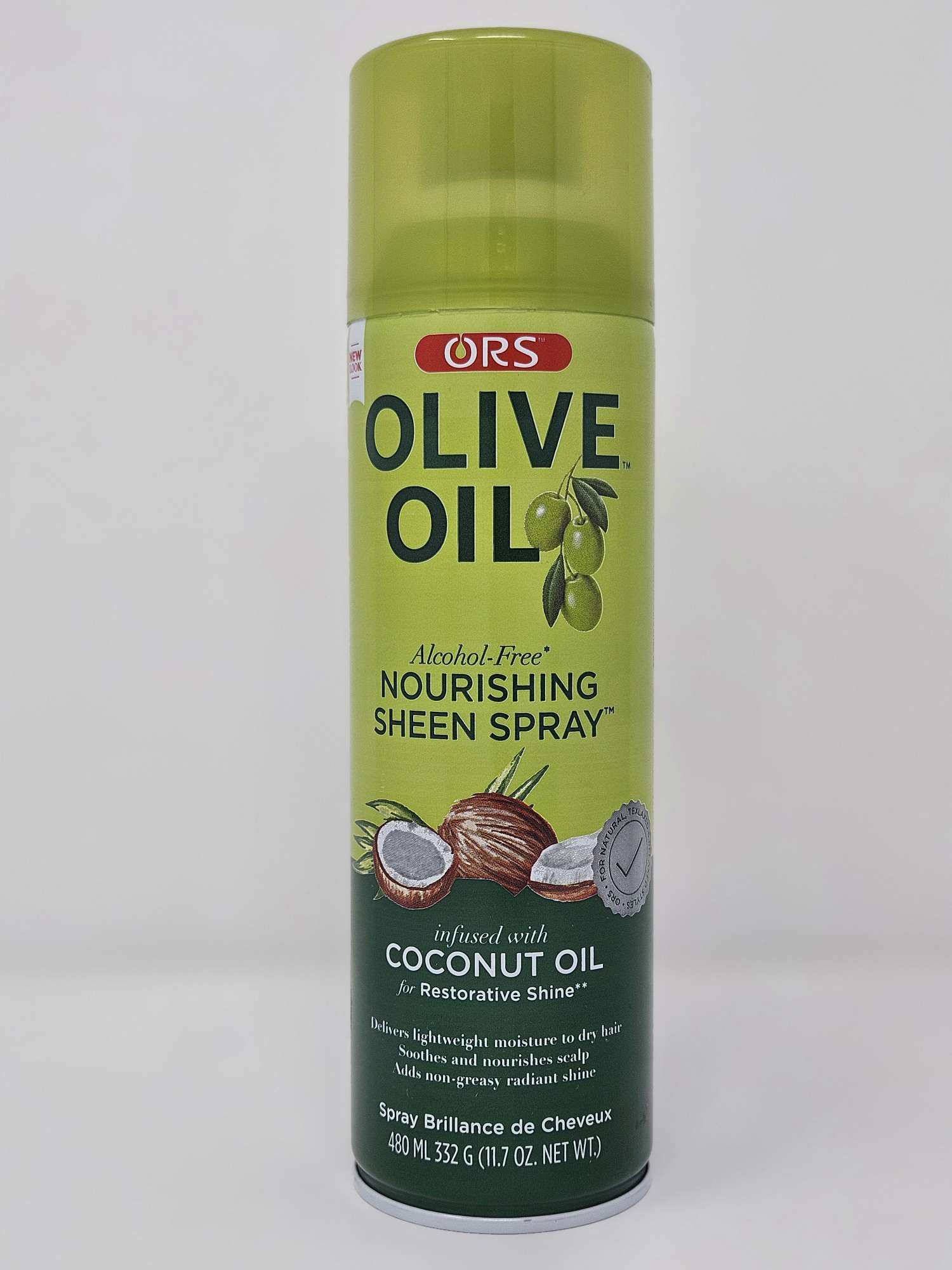 ORS Olive Oil Alcohol-Free Nourishing Sheen Spray with Coconut Oil
