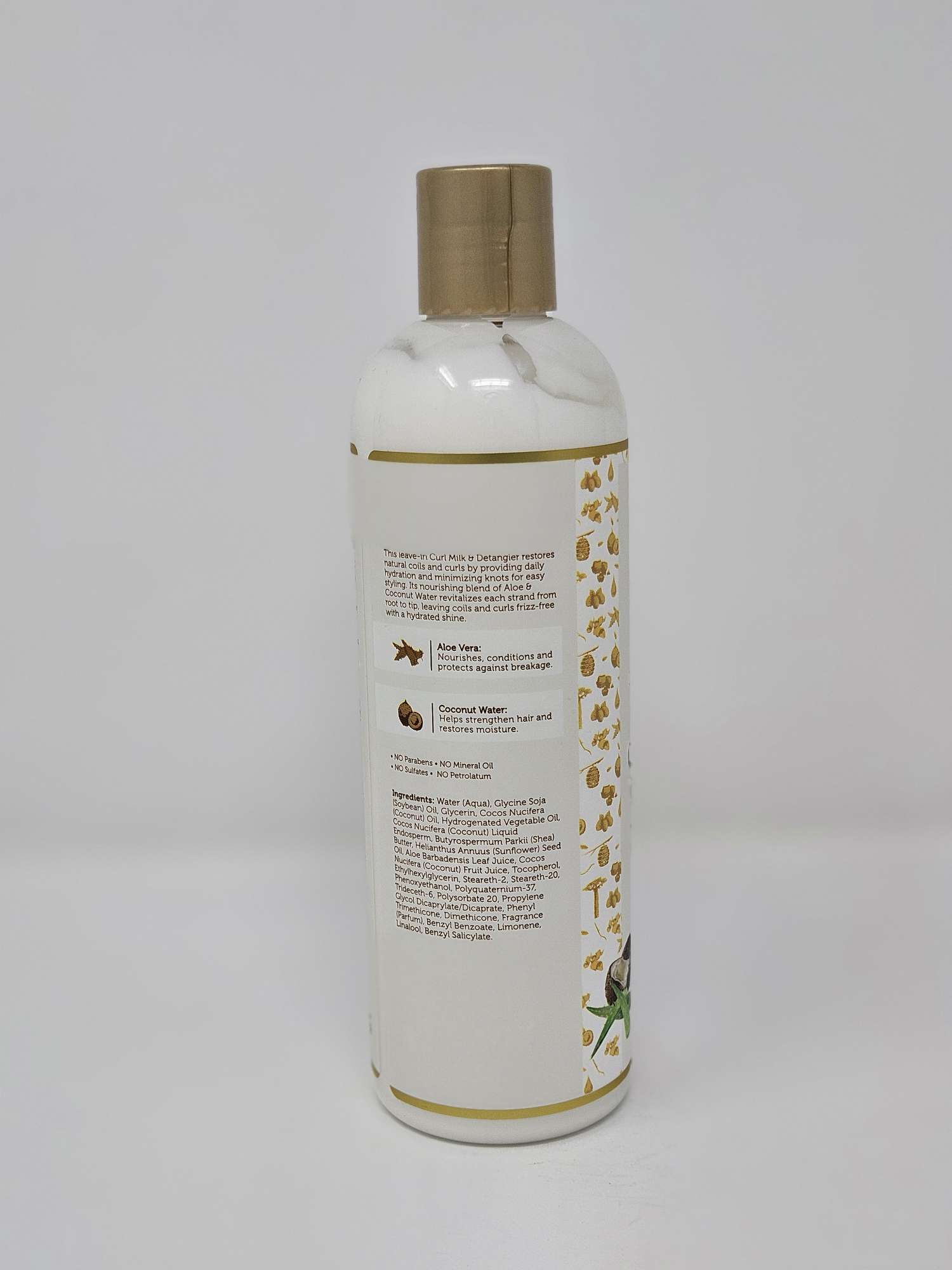 African Pride Moisture Miracle Aloe & Coconut Water Curl Milk & Detangler - 12oz