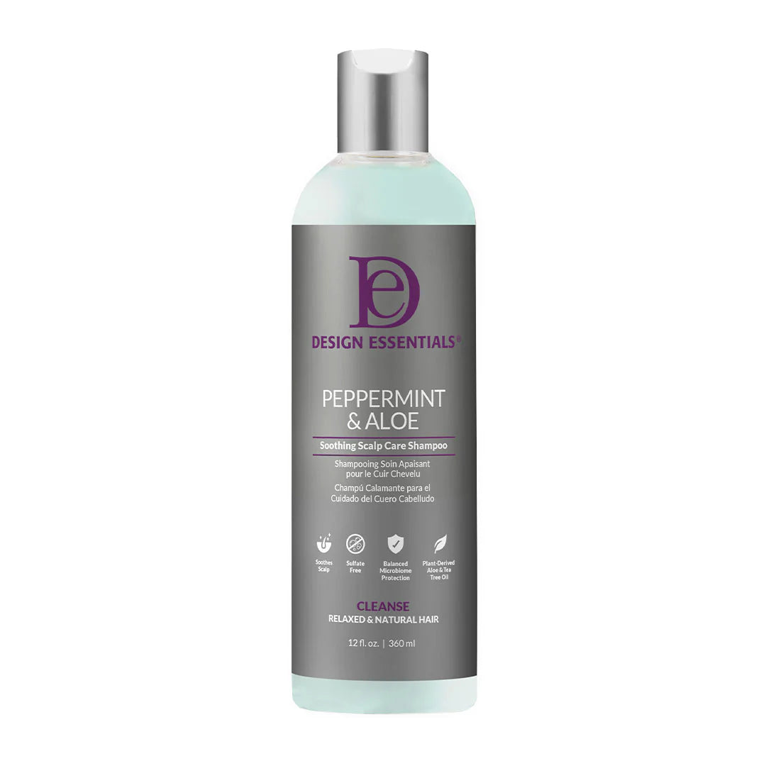 Design Essentials Peppermint & Aloe Soothing Scalp Care Shampoo - 12oz