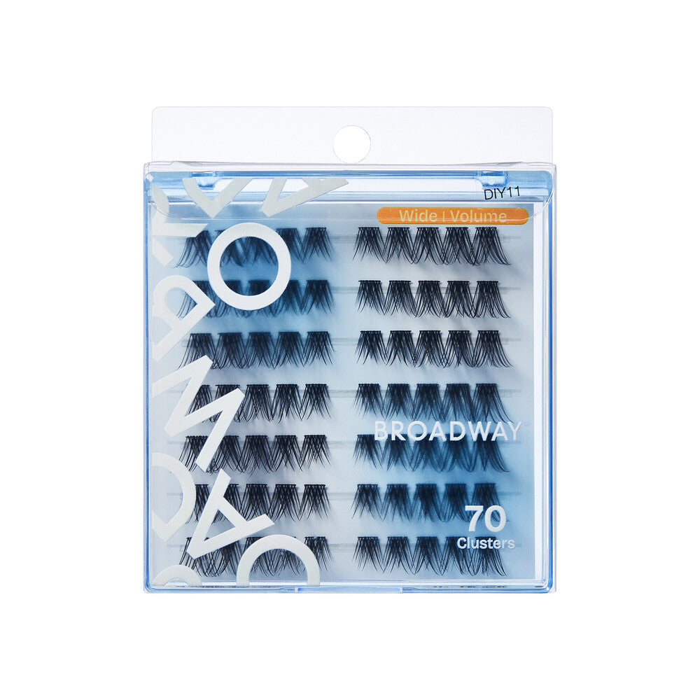Broadway Volume DIY Cluster Full, Fluffy Lash Extensions - (DIY11 - DIY25)