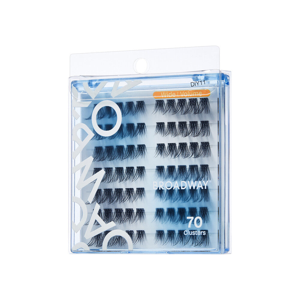 Broadway Volume DIY Cluster Full, Fluffy Lash Extensions - (DIY11 - DIY25)