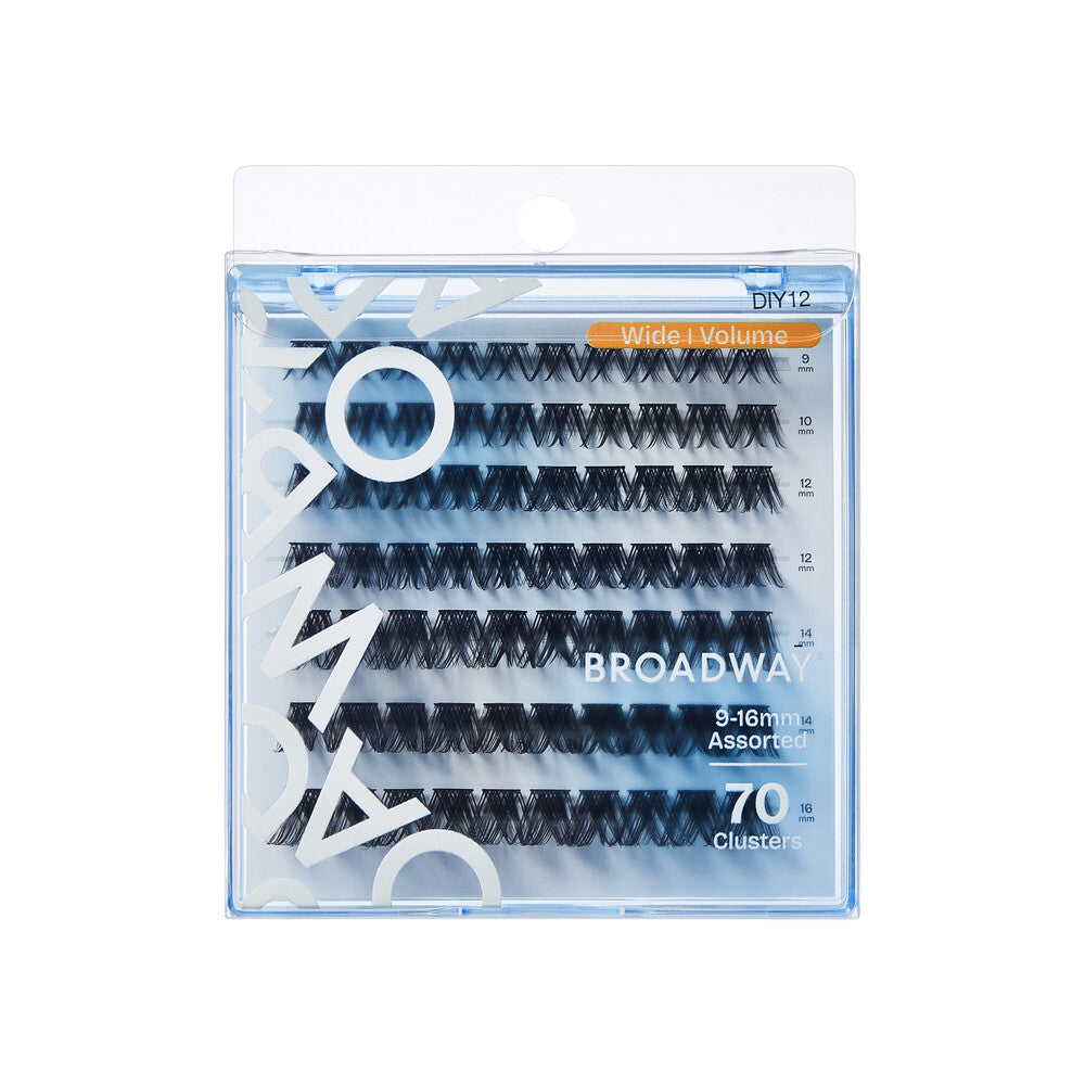 Broadway Volume DIY Cluster Full, Fluffy Lash Extensions - (DIY11 - DIY25)
