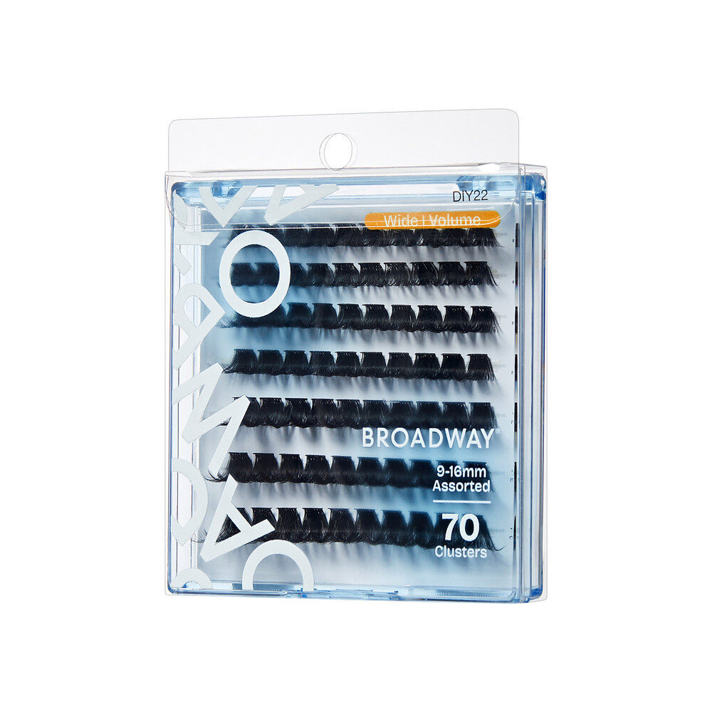 Broadway Volume DIY Cluster Full, Fluffy Lash Extensions - (DIY11 - DIY25)