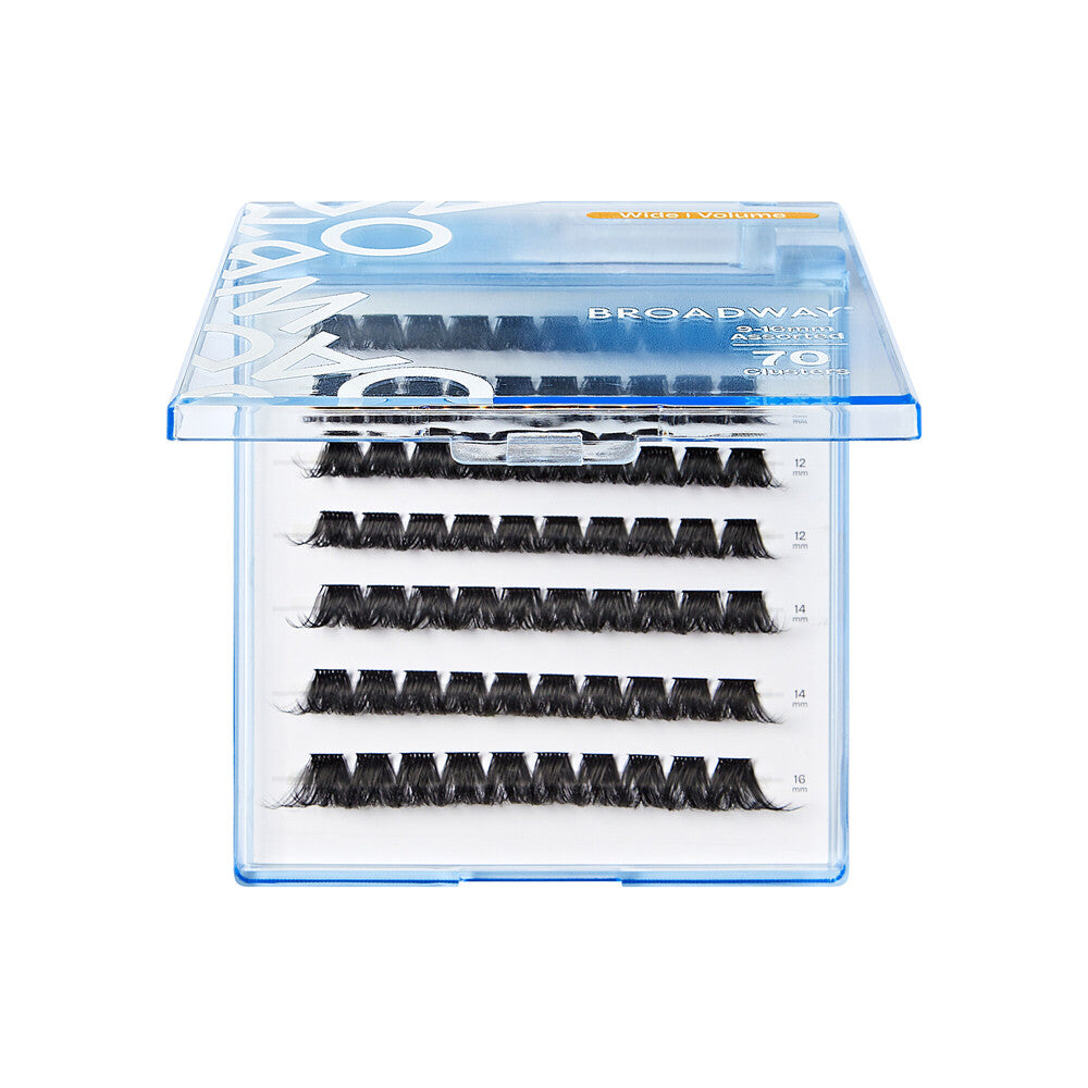 Broadway Volume DIY Cluster Full, Fluffy Lash Extensions - (DIY11 - DIY25)