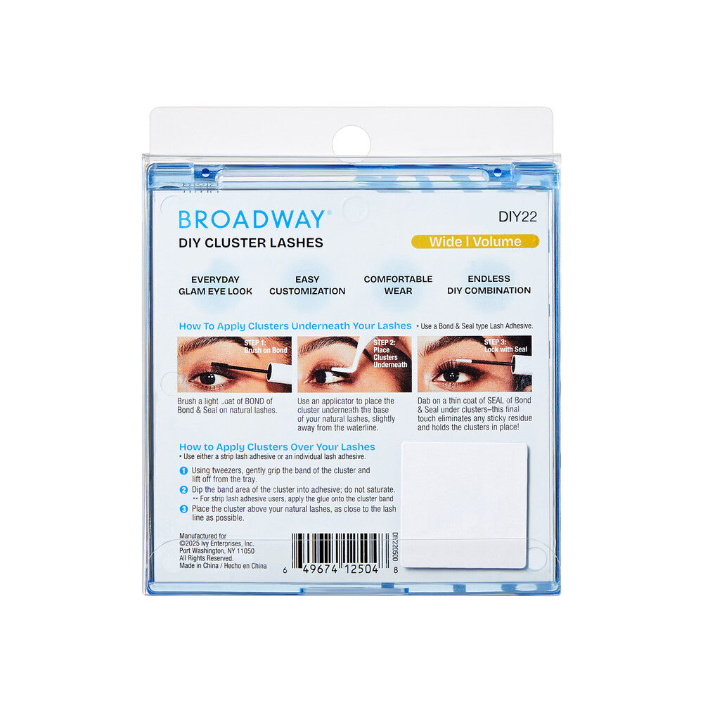 Broadway Volume DIY Cluster Full, Fluffy Lash Extensions - (DIY11 - DIY25)