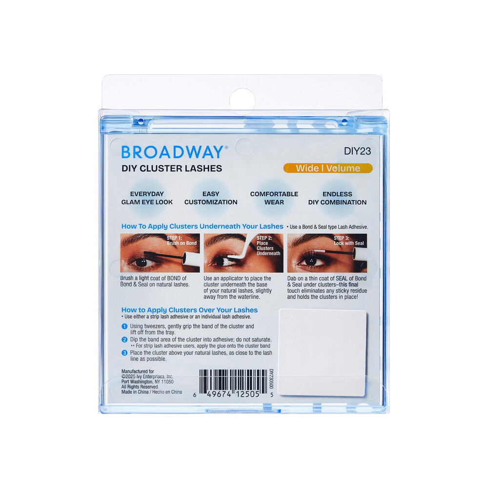 Broadway Volume DIY Cluster Full, Fluffy Lash Extensions - (DIY11 - DIY25)