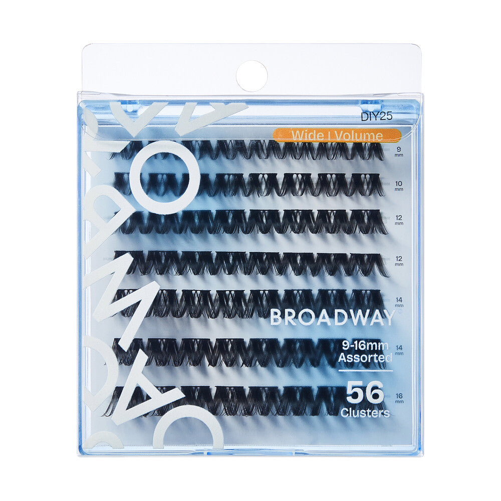Broadway Volume DIY Cluster Full, Fluffy Lash Extensions - (DIY11 - DIY25)