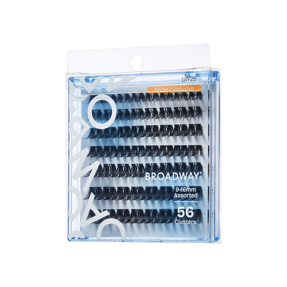 Broadway Volume DIY Cluster Full, Fluffy Lash Extensions - (DIY11 - DIY25)
