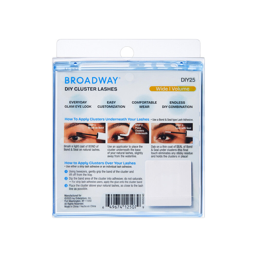 Broadway Volume DIY Cluster Full, Fluffy Lash Extensions - (DIY11 - DIY25)