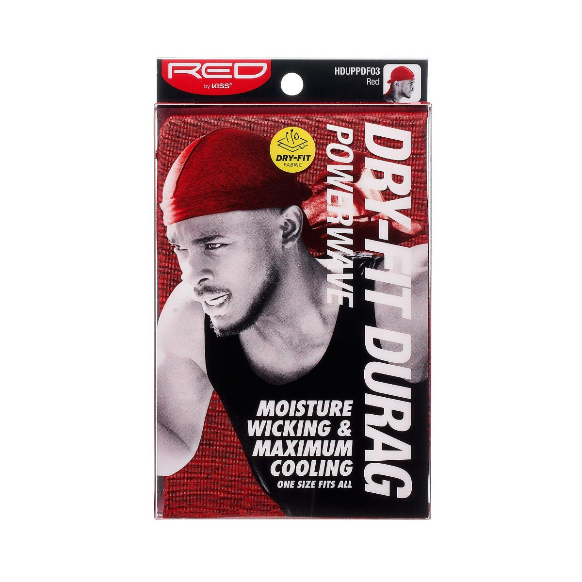 Red by Kiss Powerwave Dry-Fit Durag