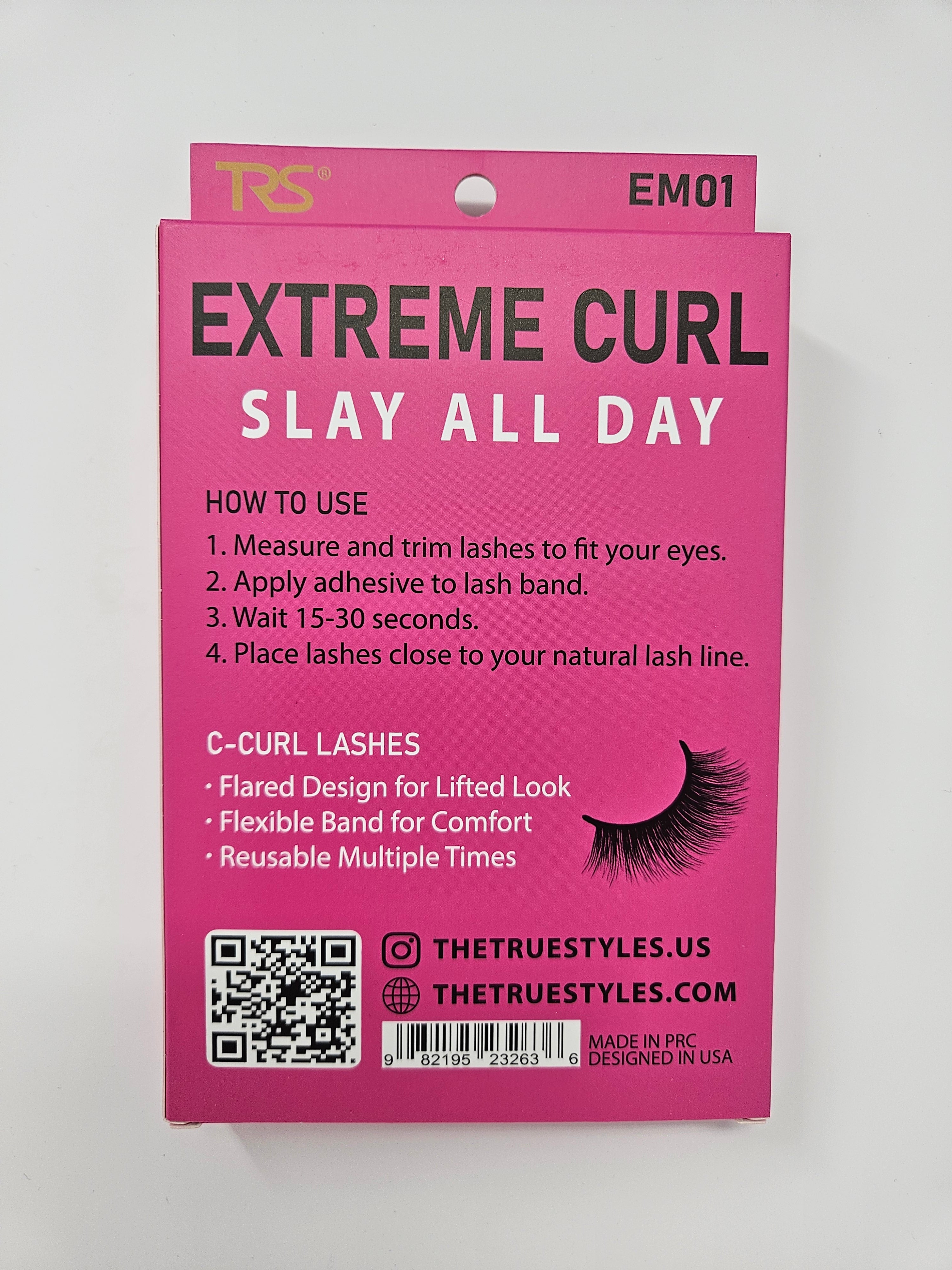 TRS Extreme C-Curl Lashes Multipack (EM01 - EM06)