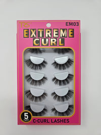 TRS Extreme C-Curl Lashes Multipack (EM01 - EM06)