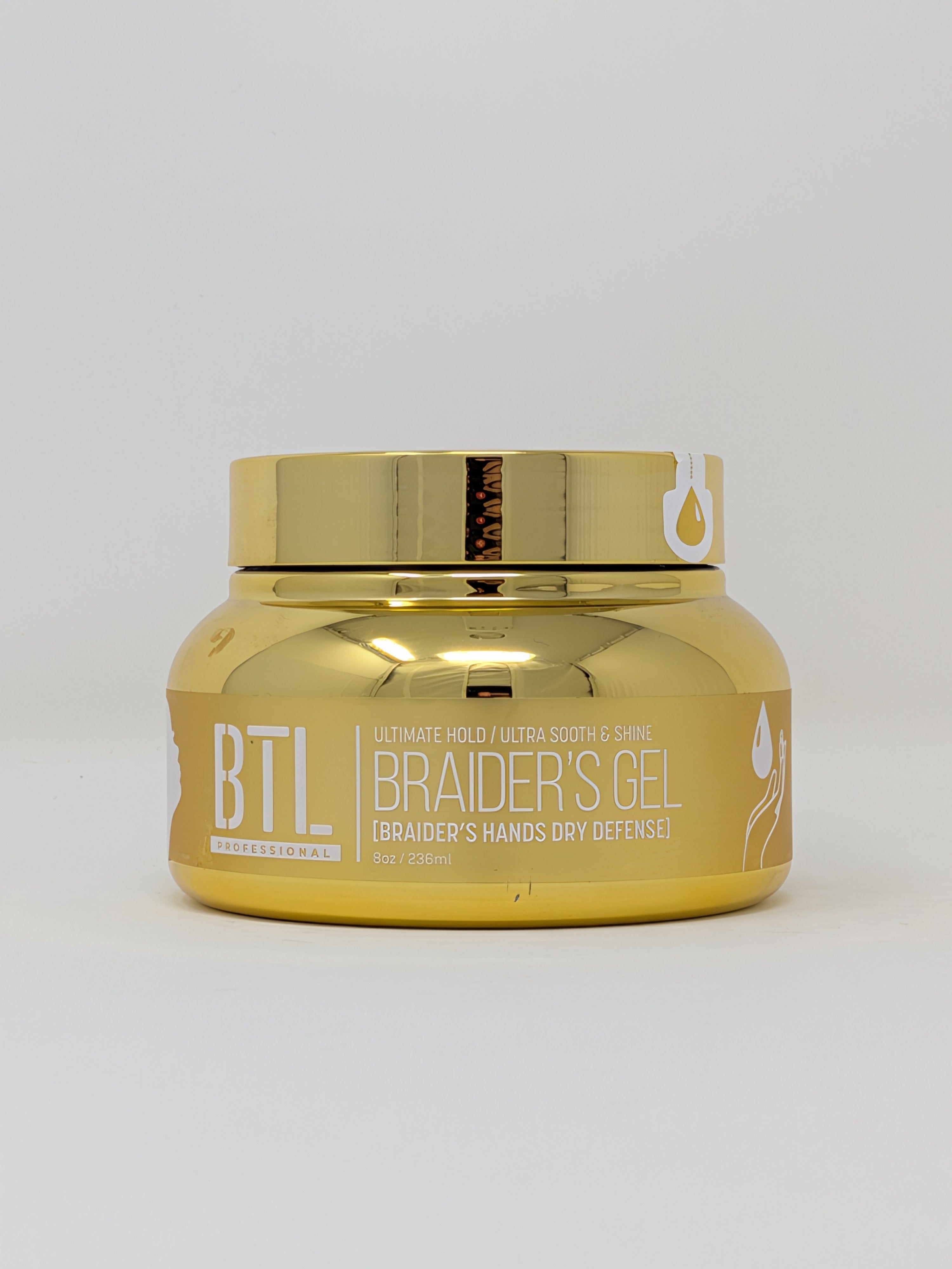 BTL Professional Ultimate Hold Braider's Gel Dry Defense - 8oz