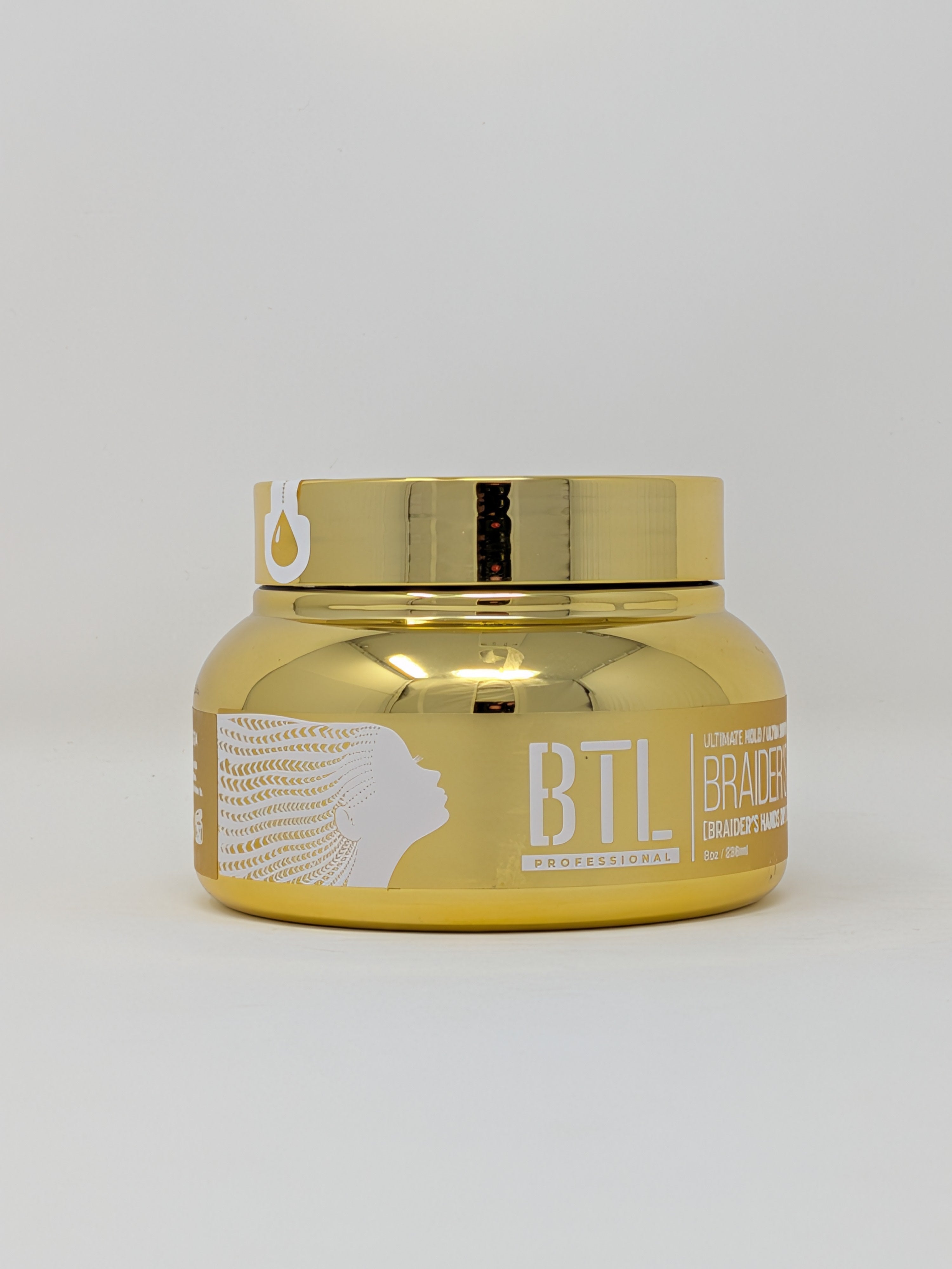 BTL Professional Ultimate Hold Braider's Gel Dry Defense - 8oz