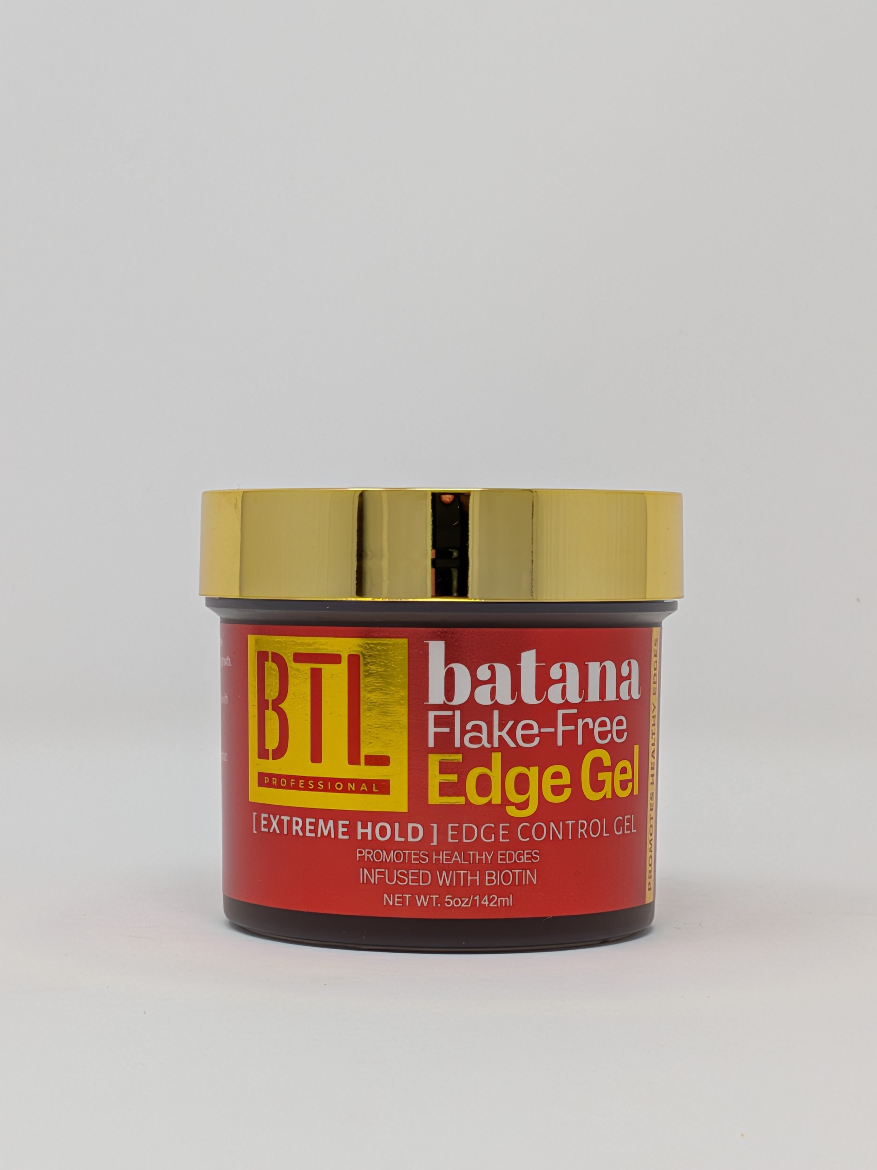 BTL Professional Batana Flake-Free Edge Gel Extreme Hold w/Biotin - 5oz