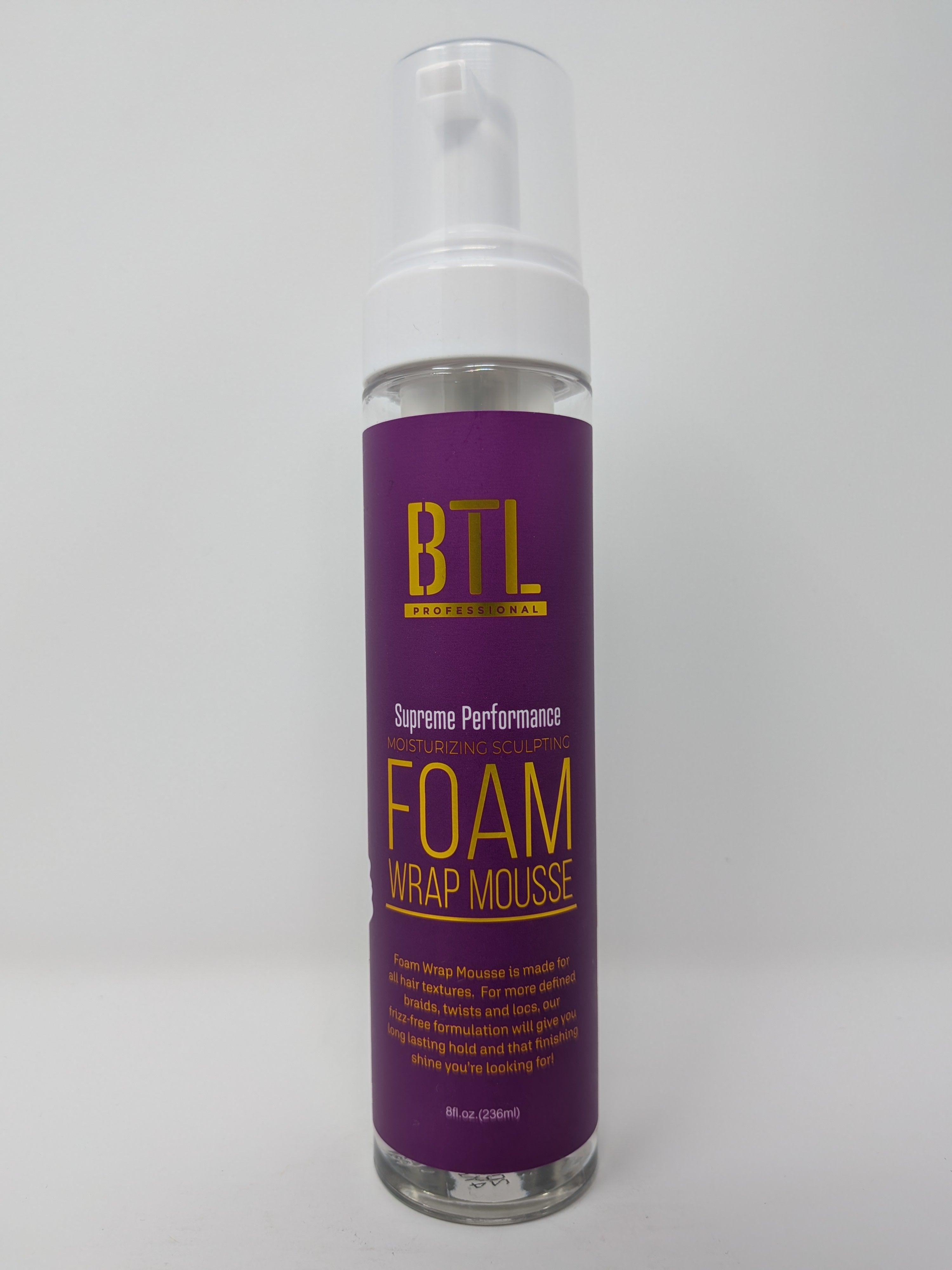 BTL Professional Supreme Performance Foam Wrap Mousse - 8oz