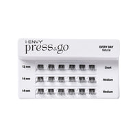 iEnvy Press & Go Press-On Pre-Glued Lash Clusters - Every Day Natural 01