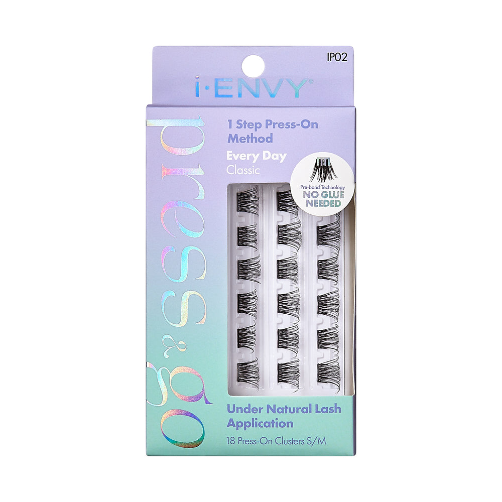 iEnvy Press & Go Press-On Pre-Glued Lash Clusters - Every Day Classic 02