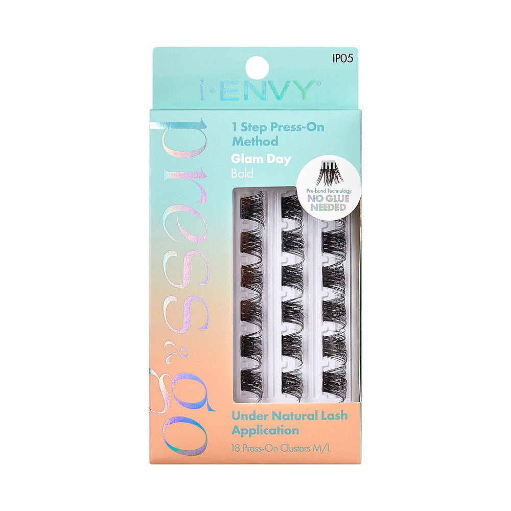 iEnvy Press & Go Press-On Pre-Glued Lash Clusters - Glam Day Bold 05