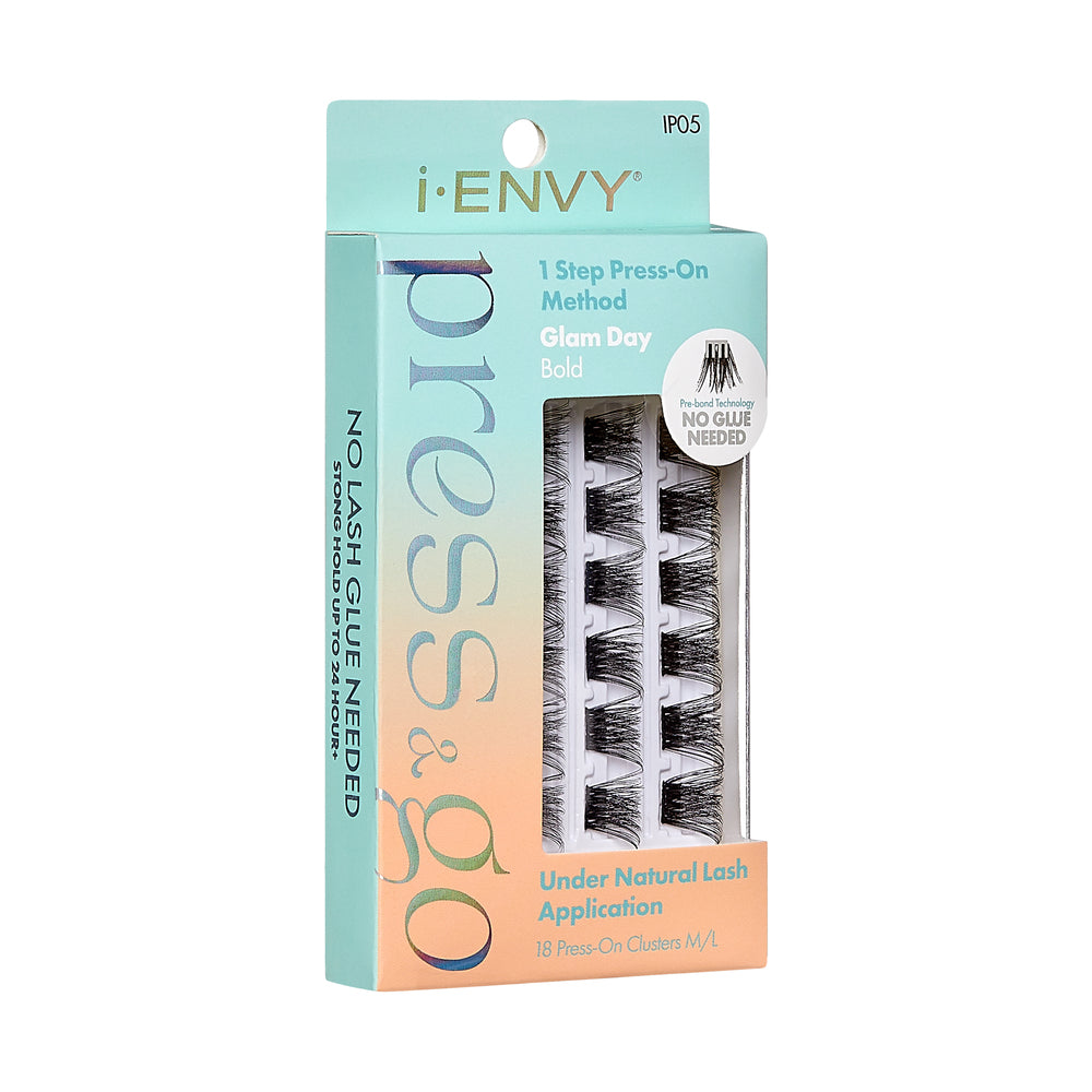 iEnvy Press & Go Press-On Pre-Glued Lash Clusters - Glam Day Bold 05
