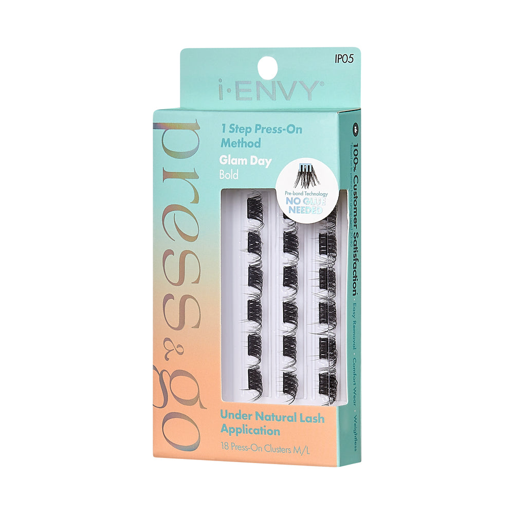 iEnvy Press & Go Press-On Pre-Glued Lash Clusters - Glam Day Bold 05