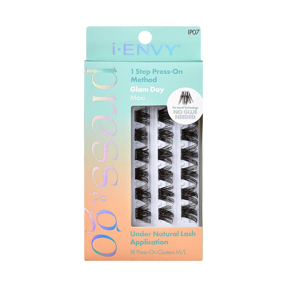 iEnvy Press & Go Press-On Pre-Glued Lash Clusters - Glam Day Maxi 07