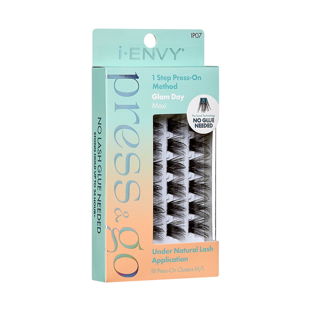 iEnvy Press & Go Press-On Pre-Glued Lash Clusters - Glam Day Maxi 07