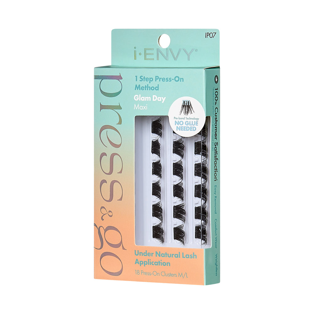 iEnvy Press & Go Press-On Pre-Glued Lash Clusters - Glam Day Maxi 07