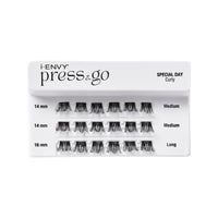iEnvy Press & Go Press-On Pre-Glued Lash Clusters - Special Day Curly 09
