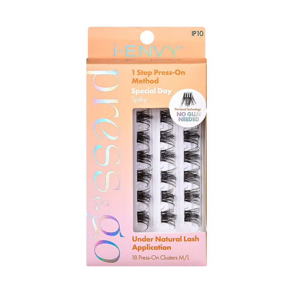iEnvy Press & Go Press-On Pre-Glued Lash Clusters - Special Day Spiky 10