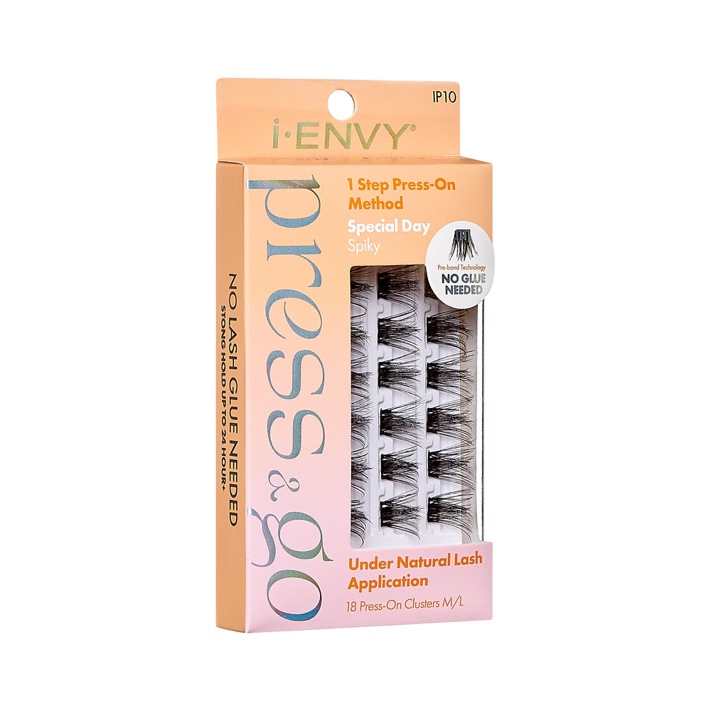 iEnvy Press & Go Press-On Pre-Glued Lash Clusters - Special Day Spiky 10
