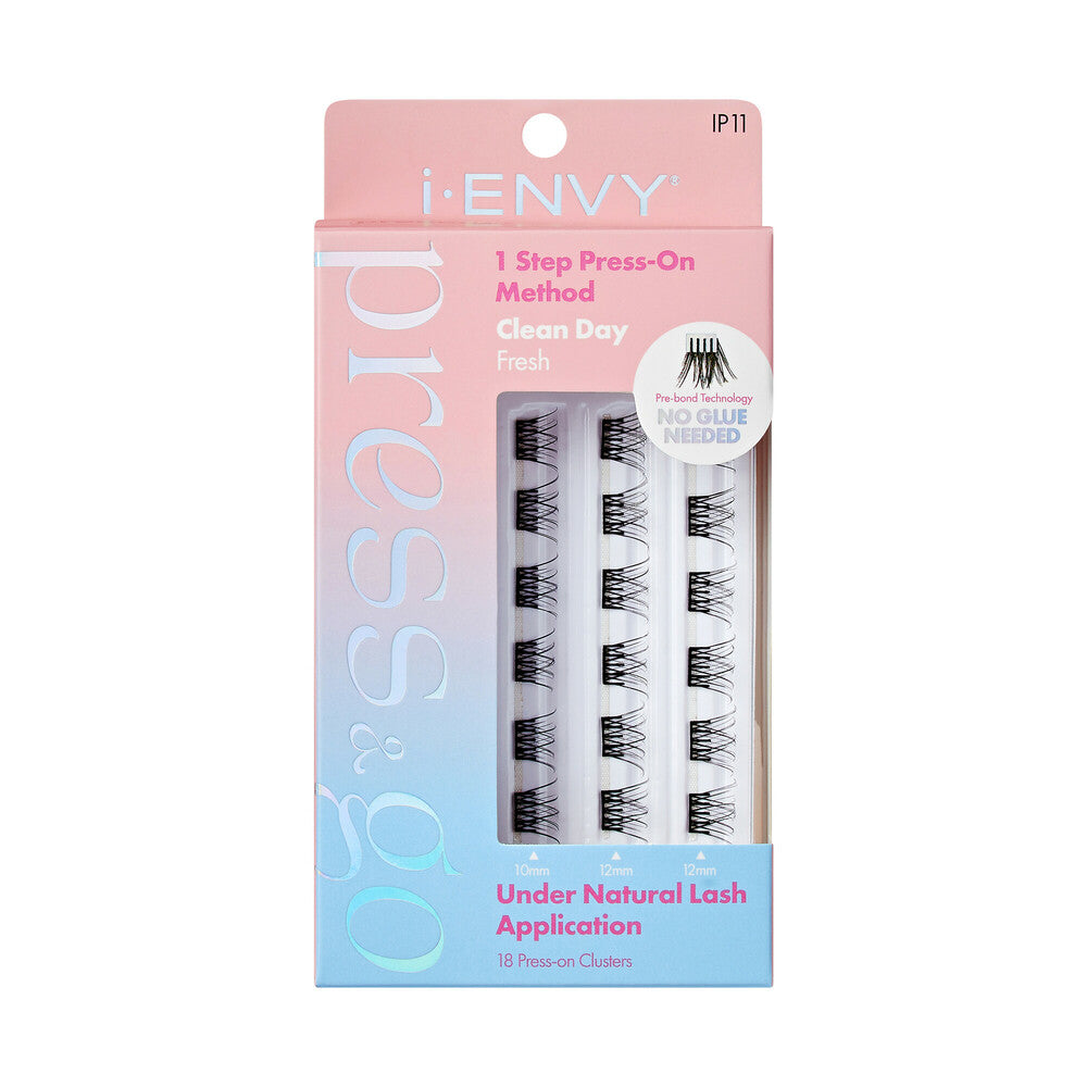 iEnvy Press & Go Press-On Pre-Glued Lash Clusters - Clean Day Bare 11