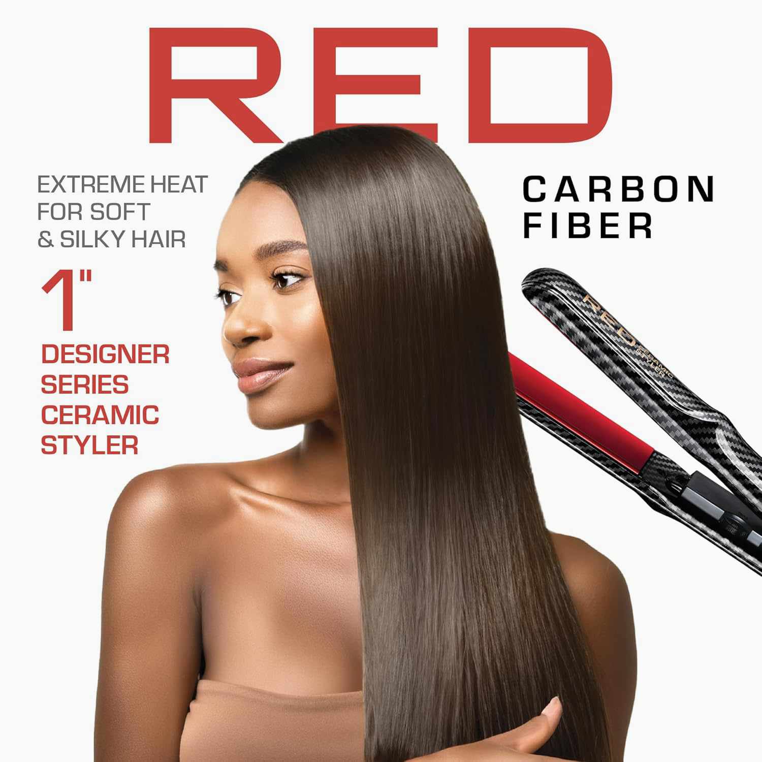 RED by Kiss Designer Series 1" Ceramic Styler