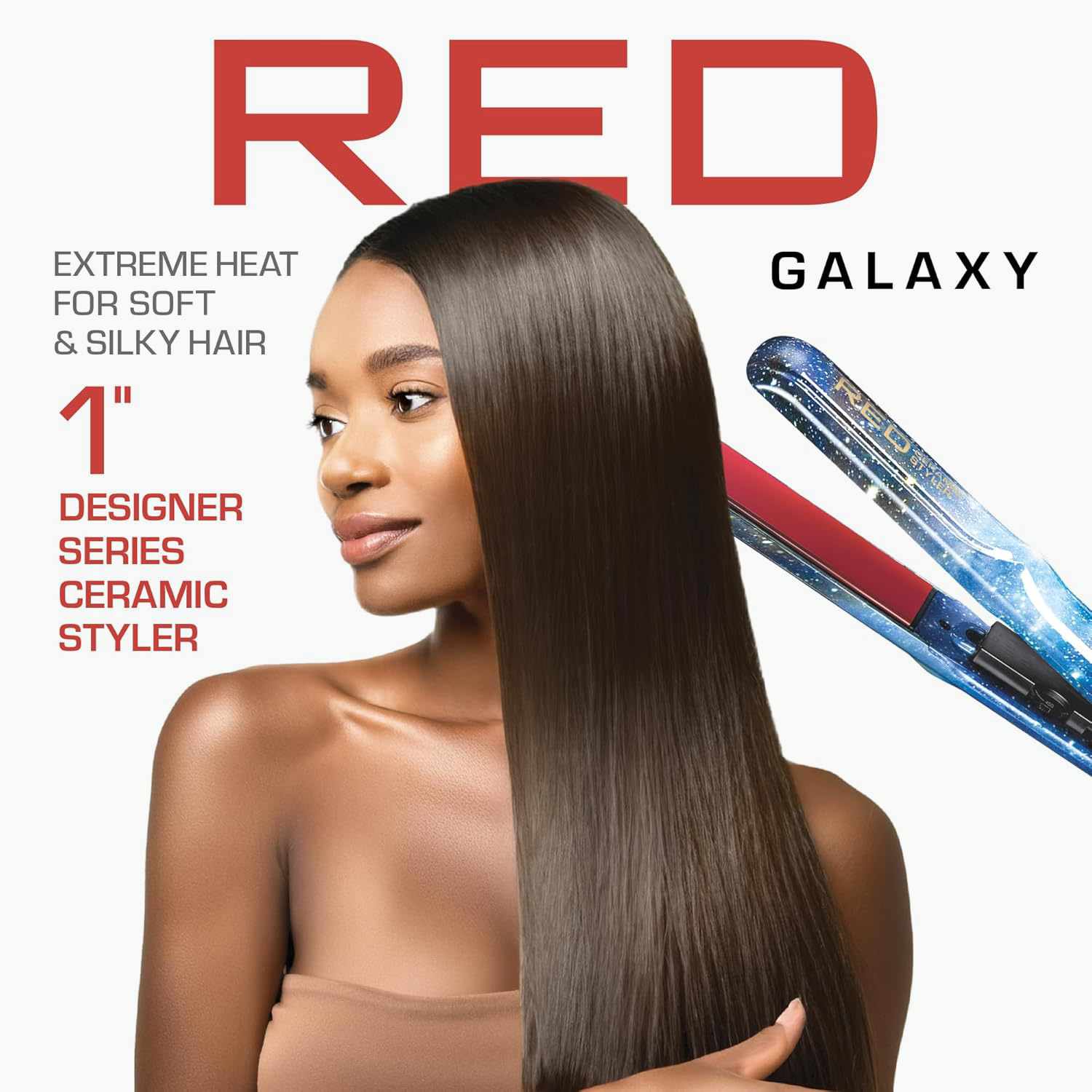 RED by Kiss Designer Series 1" Ceramic Styler