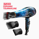 RED by Kiss Designer Series Detangler Dryer with 3 Styling Attachments