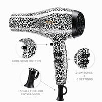 RED by Kiss Designer Series Detangler Dryer with 3 Styling Attachments