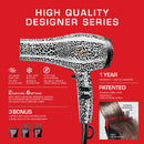 RED by Kiss Designer Series Detangler Dryer with 3 Styling Attachments