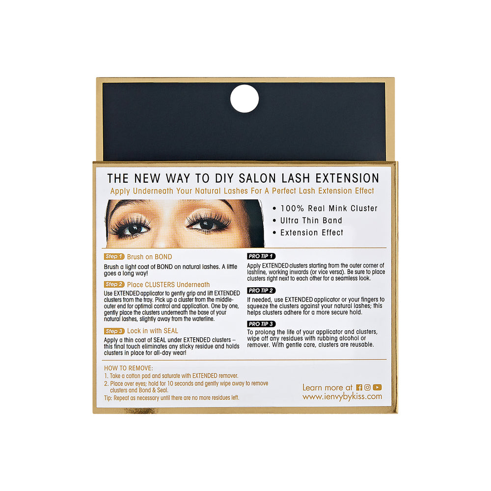 VLuxe Extended Real Mink Cluster Dramatic Effect - VEM06