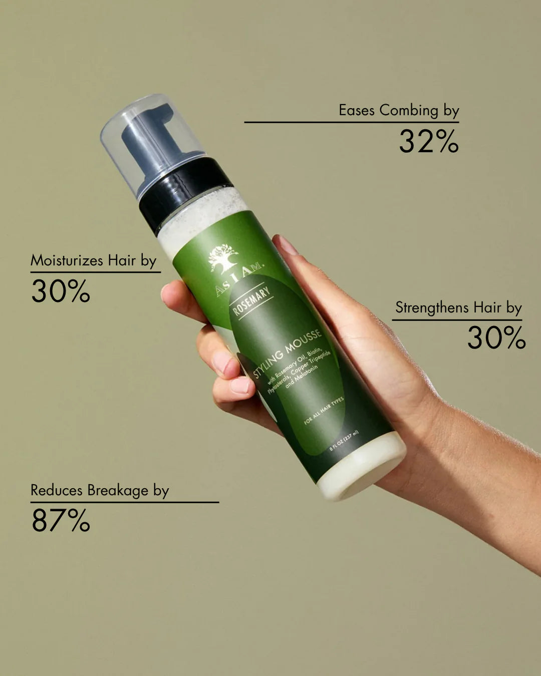 As I Am Rosemary Mousse - 8oz