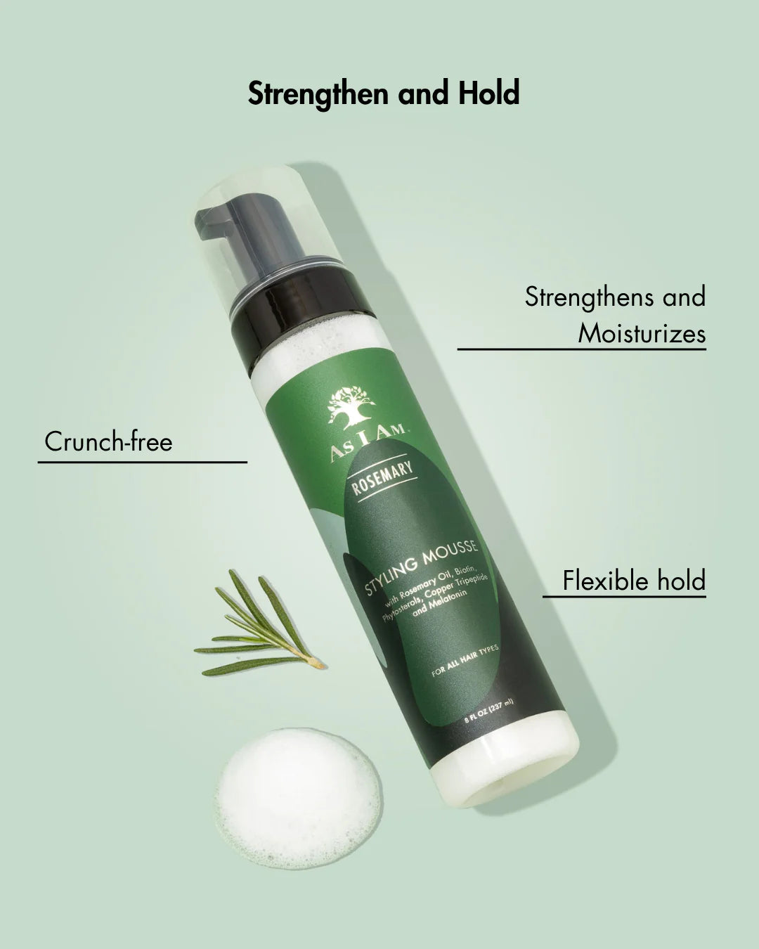 As I Am Rosemary Mousse - 8oz