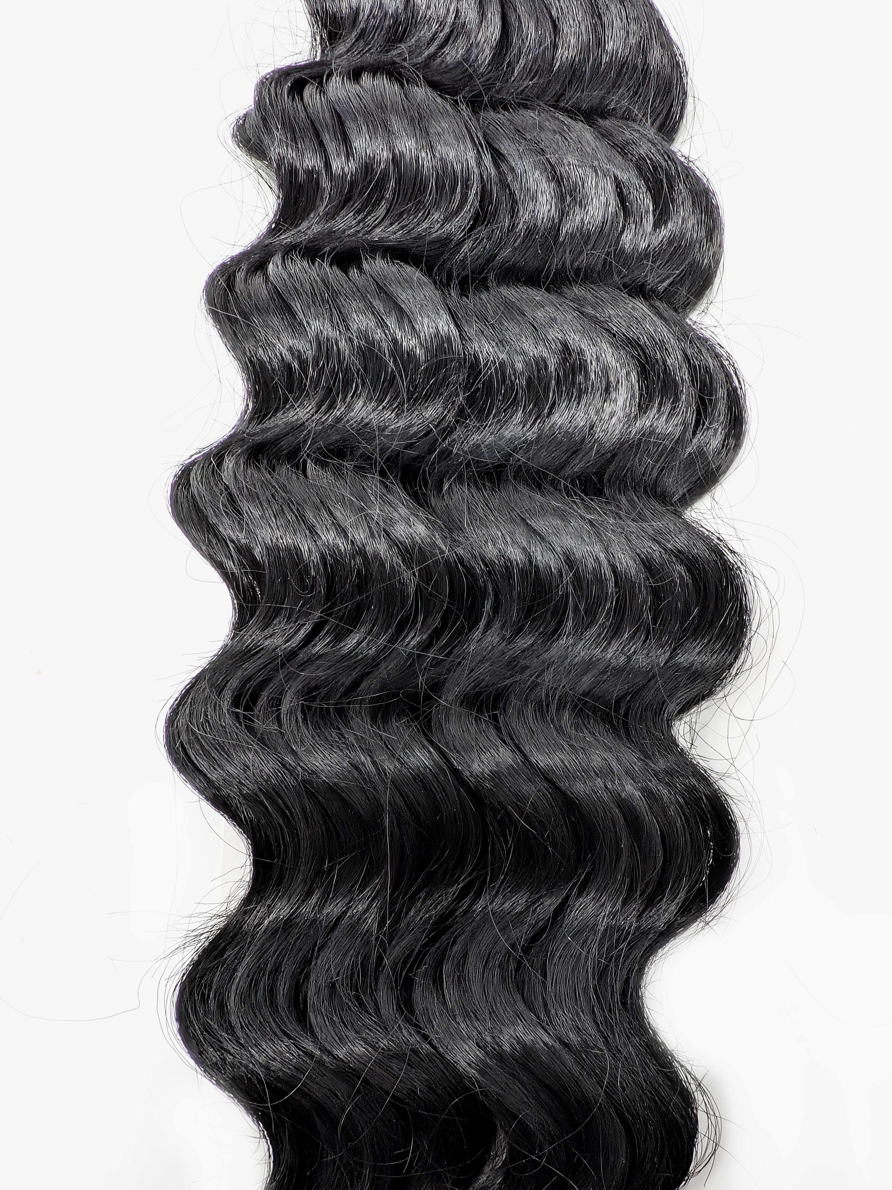 The Scarlet Human Hair Blended Bulk Hair French Deep Wave