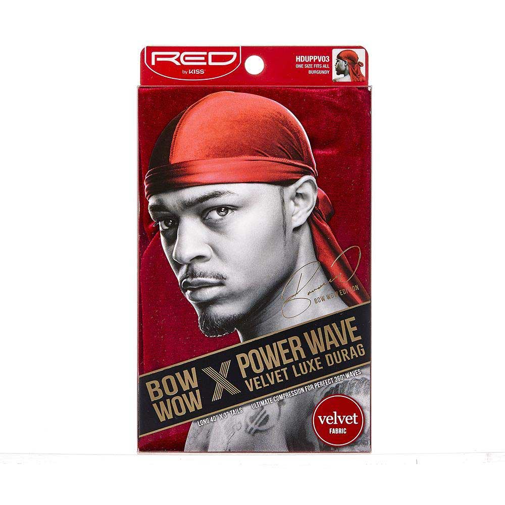 Red by Kiss BOW WOW X Powerwave Velvet Luxe Durag