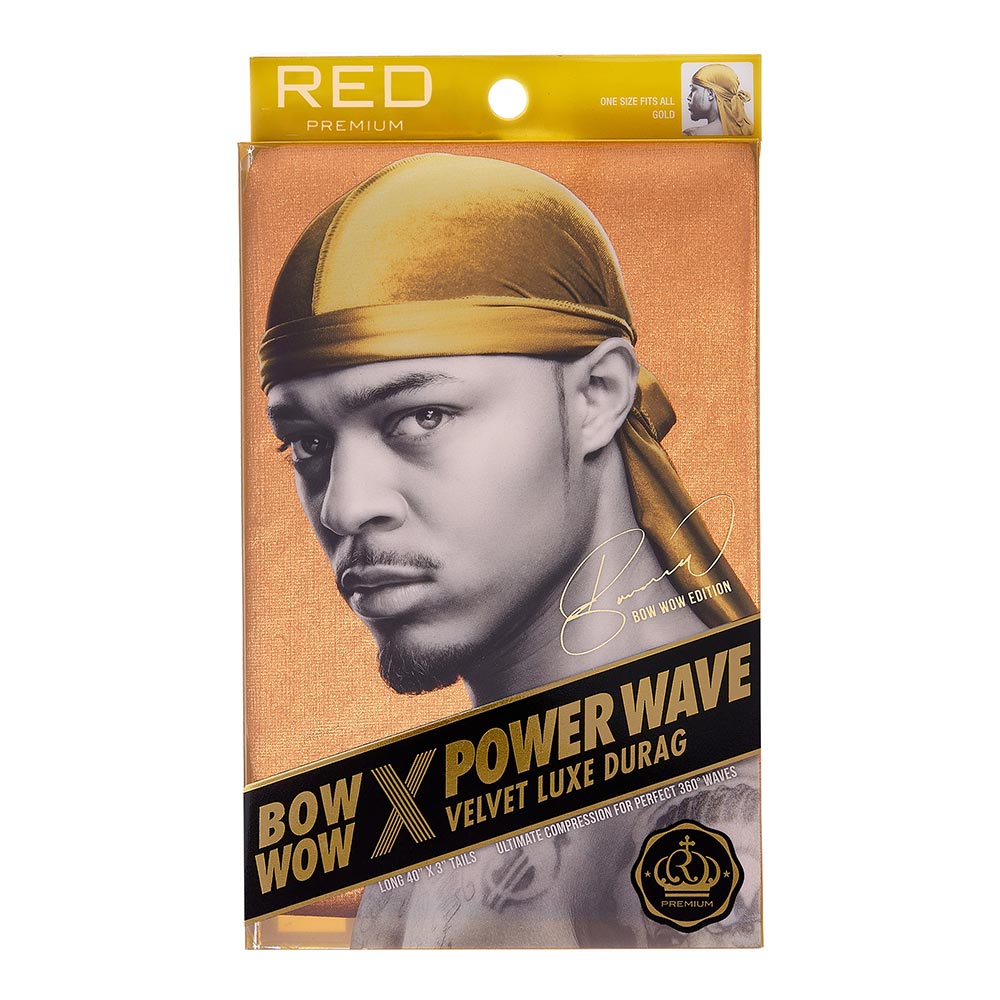 Red by Kiss BOW WOW X Powerwave Velvet Luxe Durag