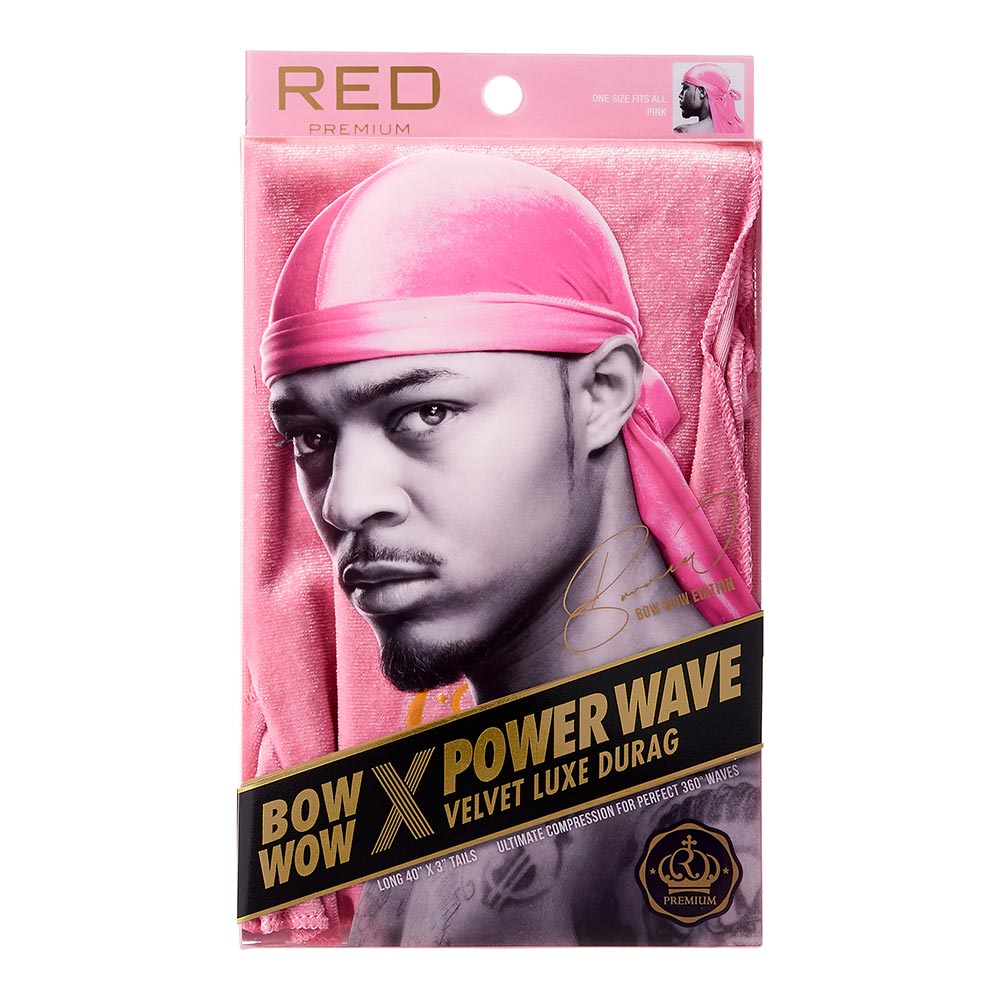 Red by Kiss BOW WOW X Powerwave Velvet Luxe Durag