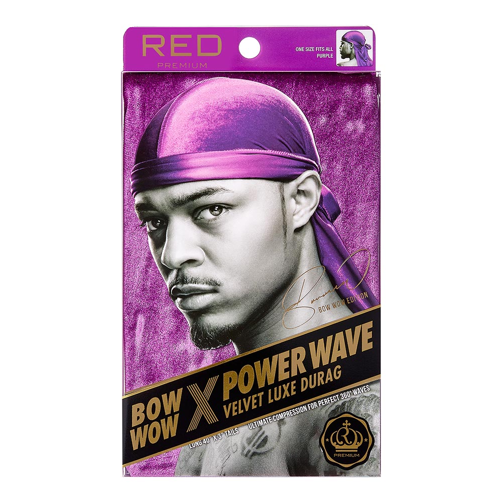 Red by Kiss BOW WOW X Powerwave Velvet Luxe Durag