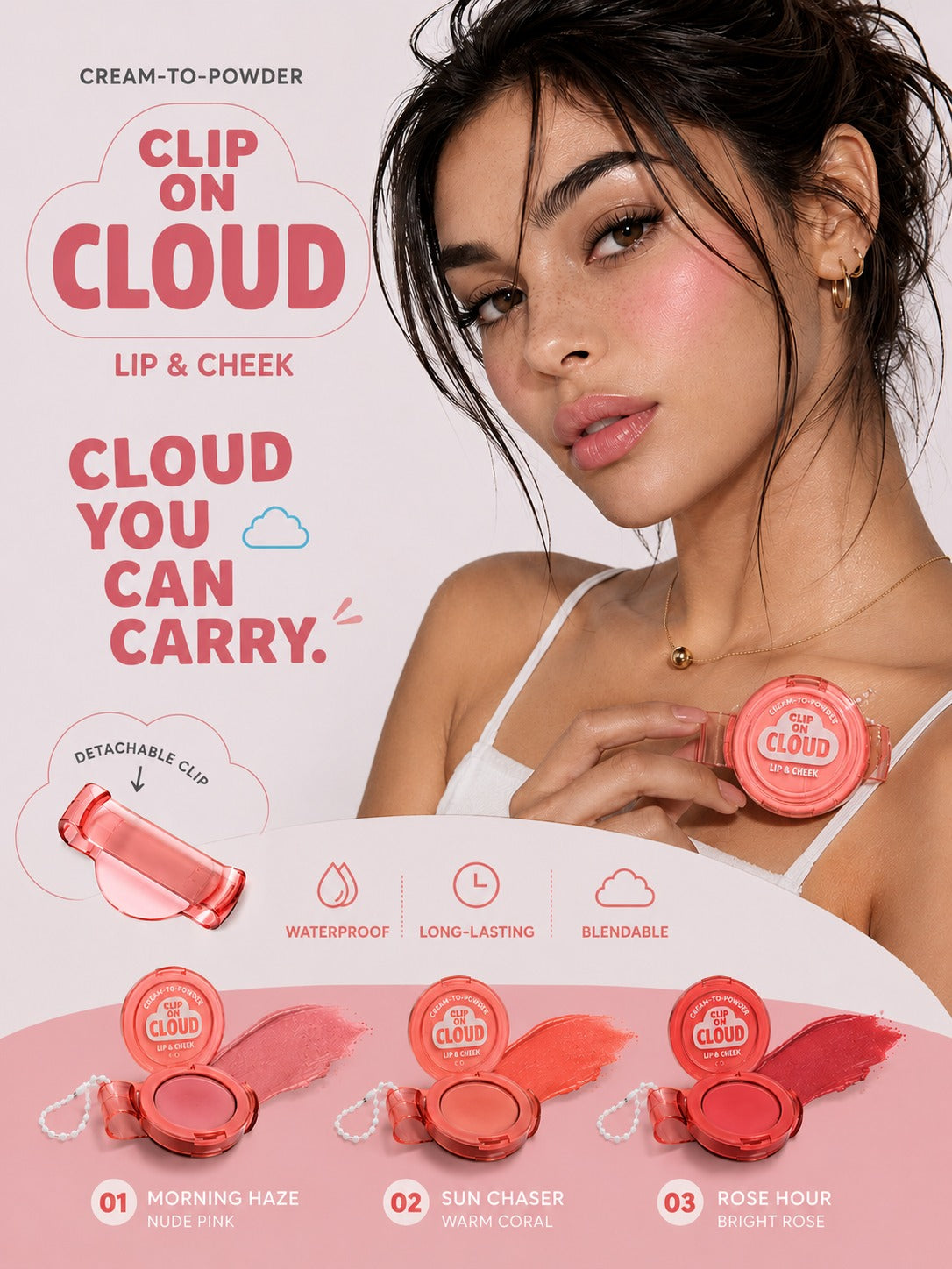 RMT Clip On Cloud Cream to Powder Lip & Cheek